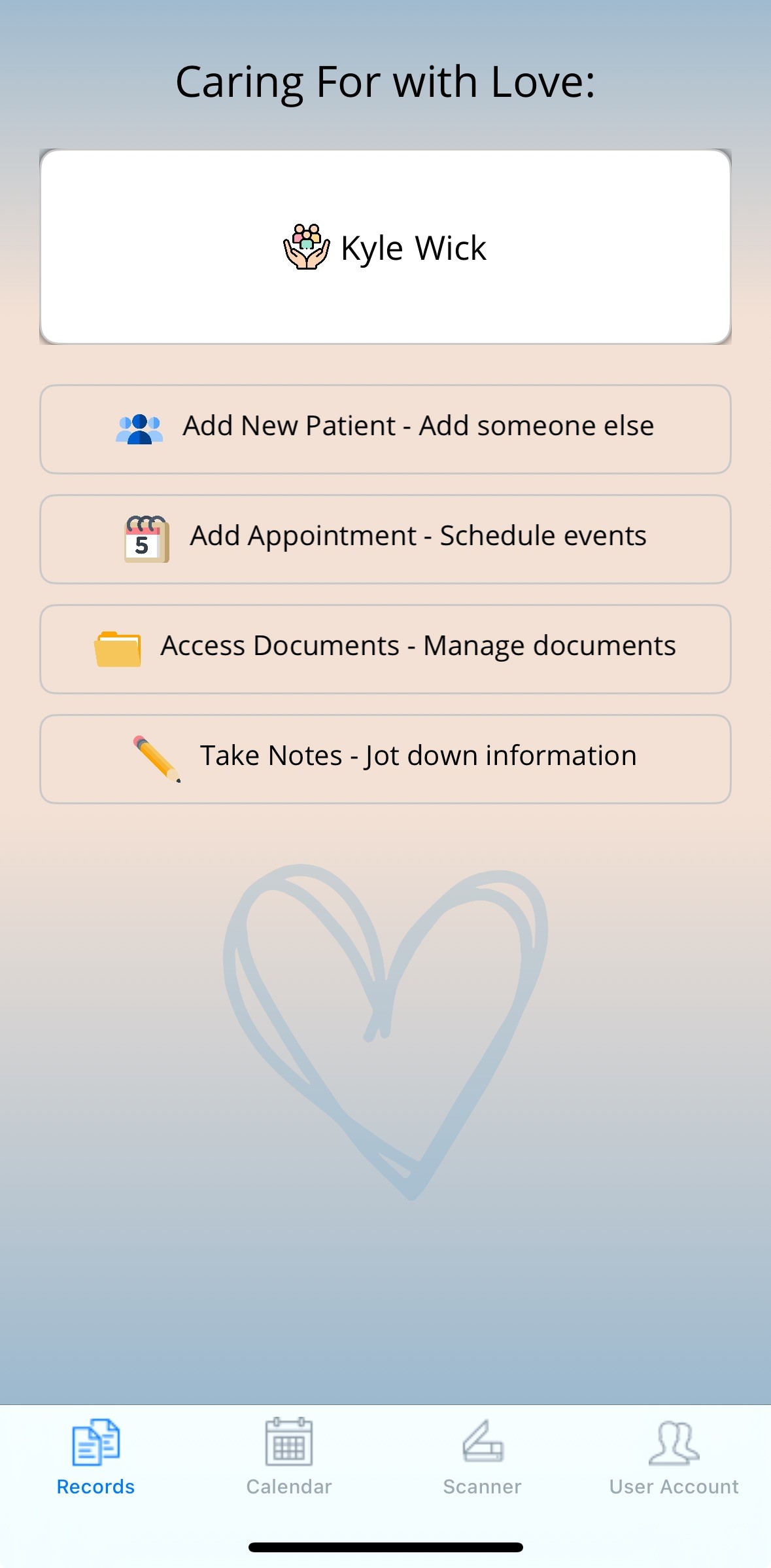 iDocThis caregiver app preview