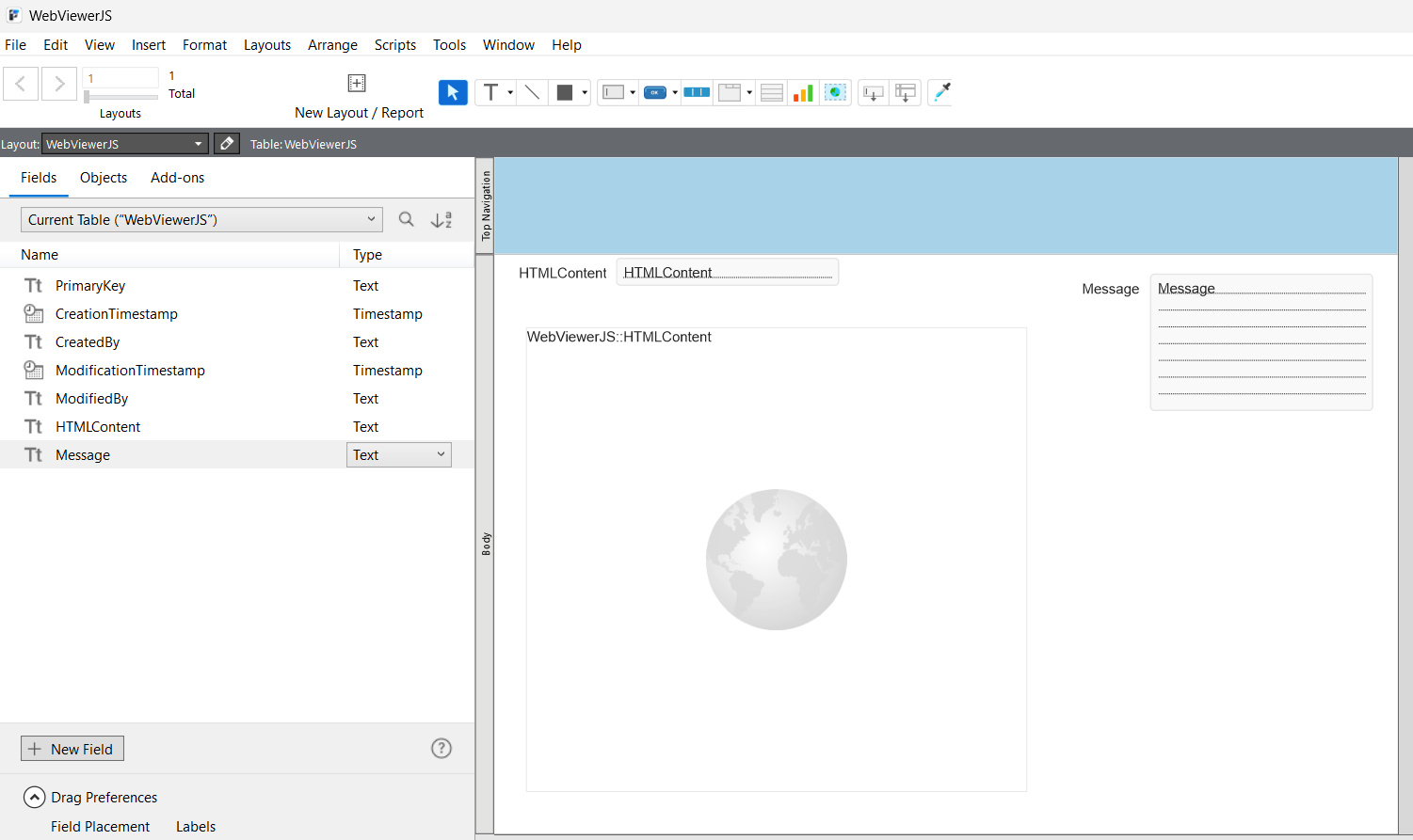 Passing Data from FileMaker to JavaScript